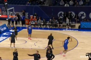 NBA选秀爵士队榜眼秀达林-彼得森，最新篮球训练